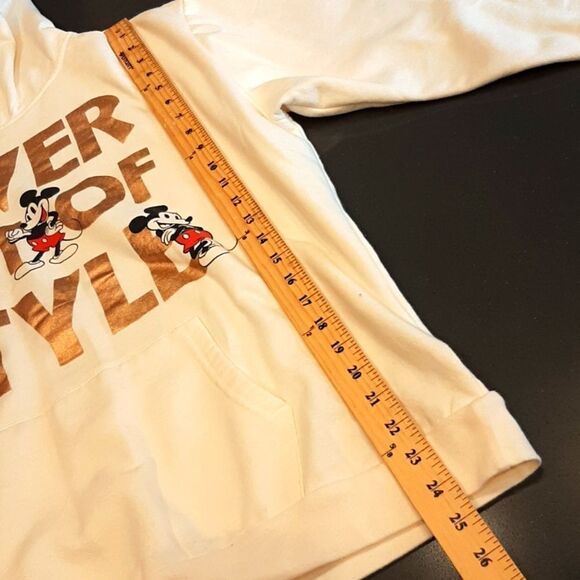 Disney White Hoodie with Gold Accents - Picture 4 of 5